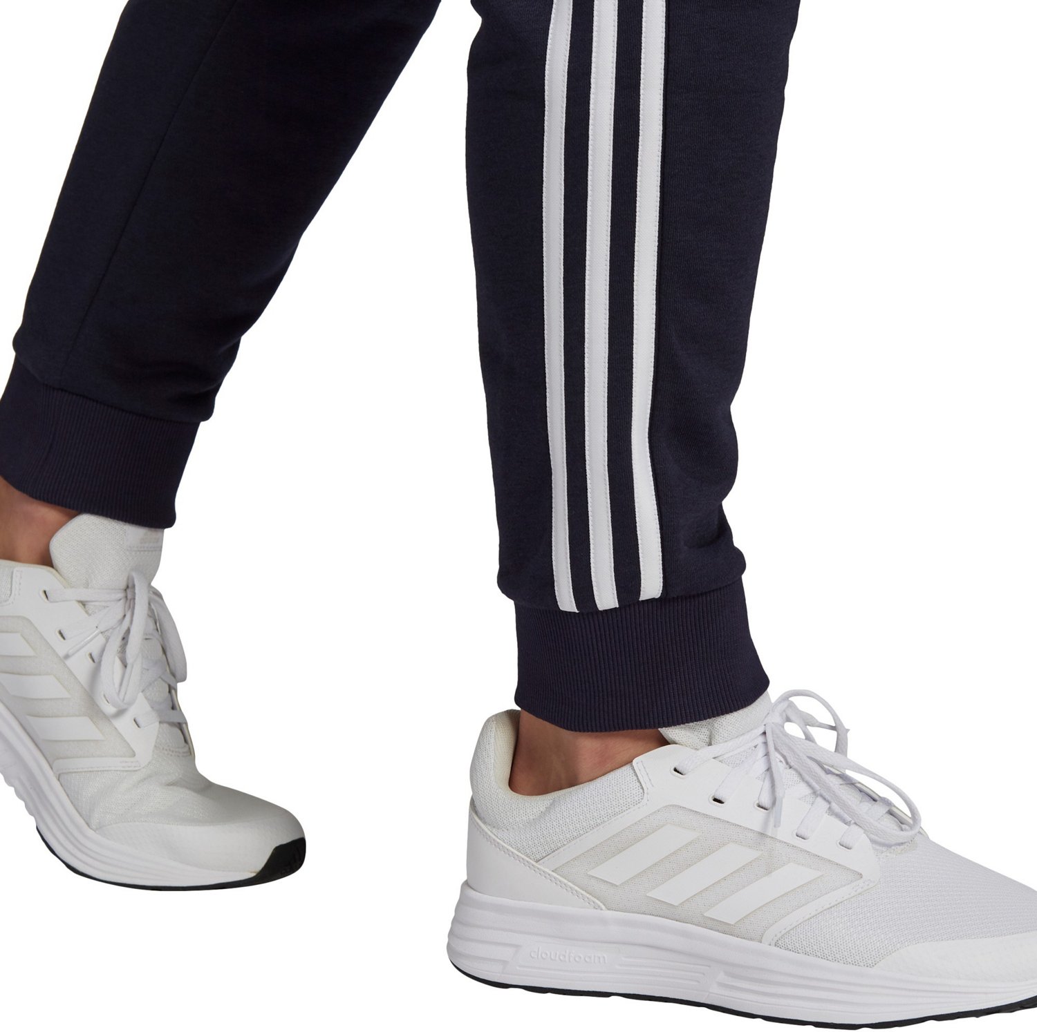 Adidas men's essentials 3s hot sale tapered and cuffed pant