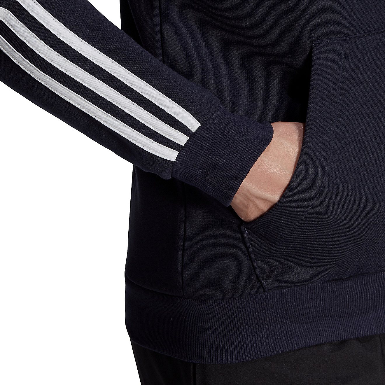 adidas Men's Essentials French Terry 3S Full Zip Hoodie                                                                          - view number 5