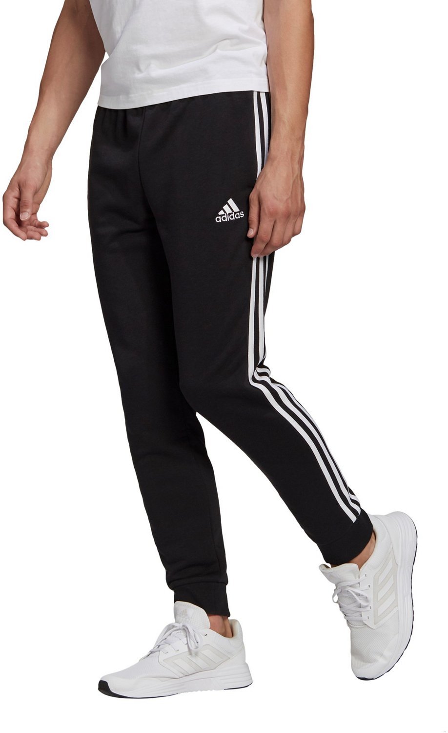 adidas Men's Essentials French Terry 3S Cuff Pants
