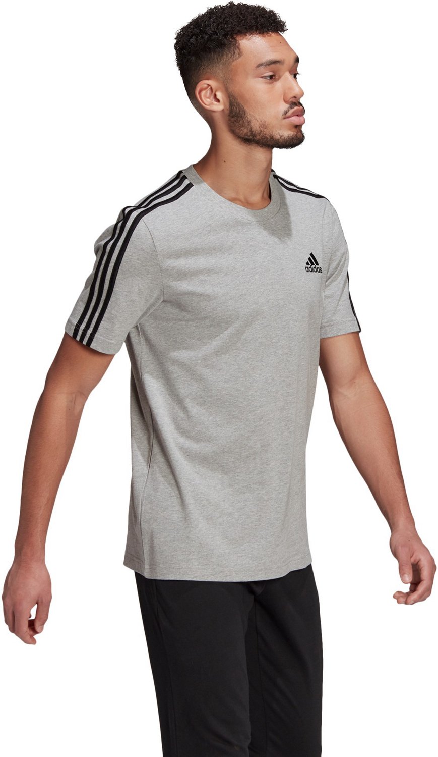 adidas Men's Essential 3-Stripes T-shirt - view number 3