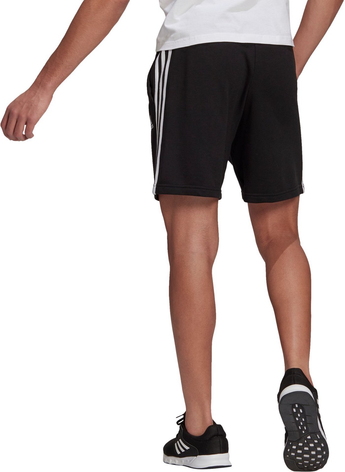 adidas Men's Essentials FT 3-Stripes Shorts 7 in - view number 2