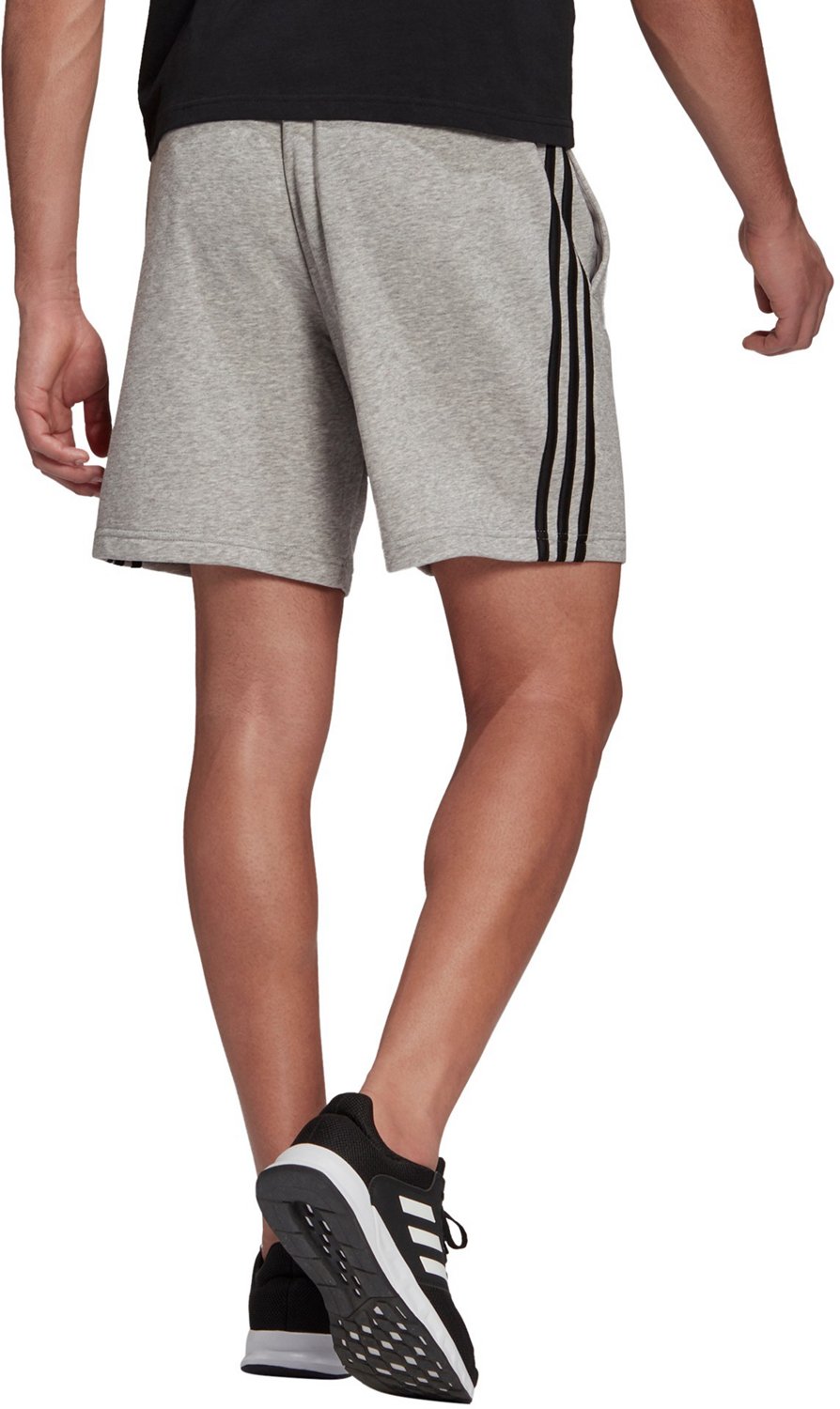 adidas Men's Essentials FT 3-Stripes Shorts 7 in - view number 2