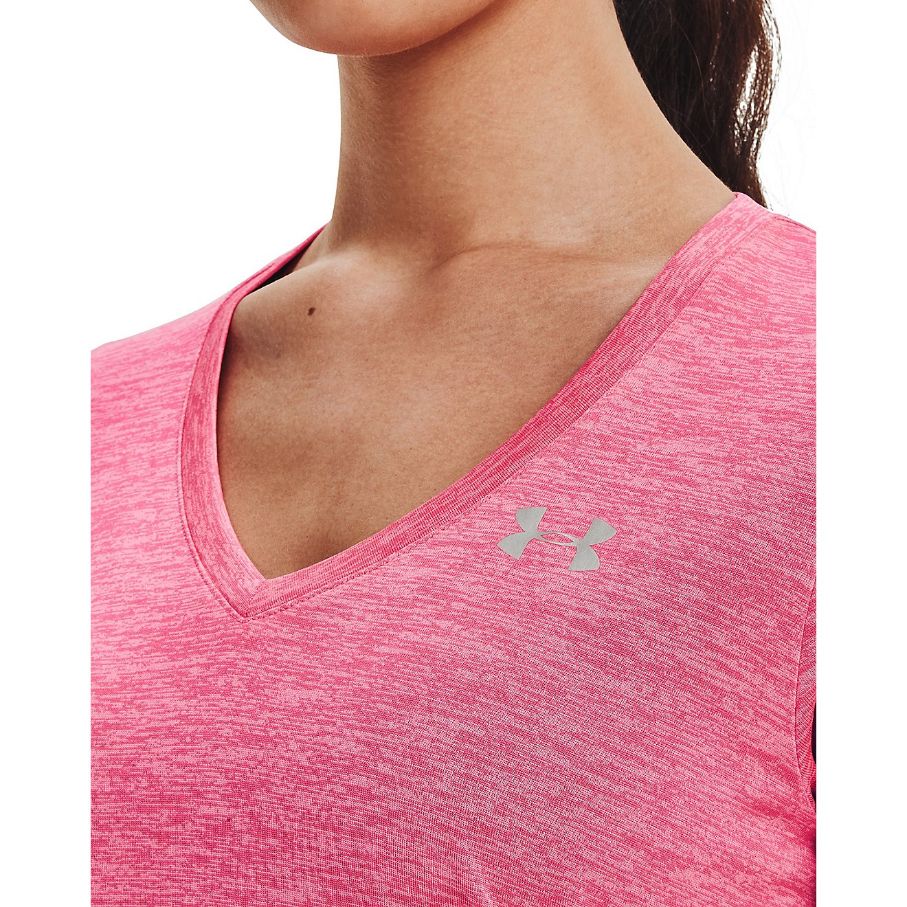 Under Armour Women's Twisted Tech V-neck T-shirt                                                                                 - view number 3