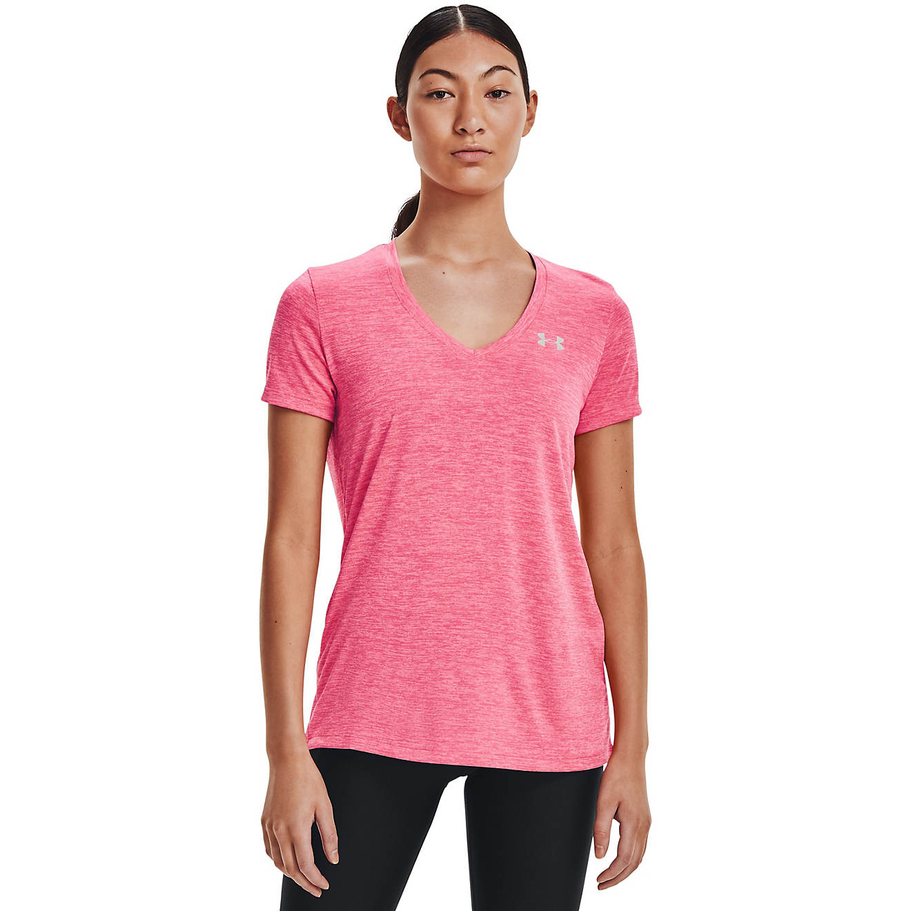 Under Armour Women's Twisted Tech V-neck T-shirt                                                                                 - view number 1