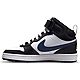 Nike Kids' Court Borough 2 Swoosh Mid Grade School  Basketball Shoes                                                             - view number 3