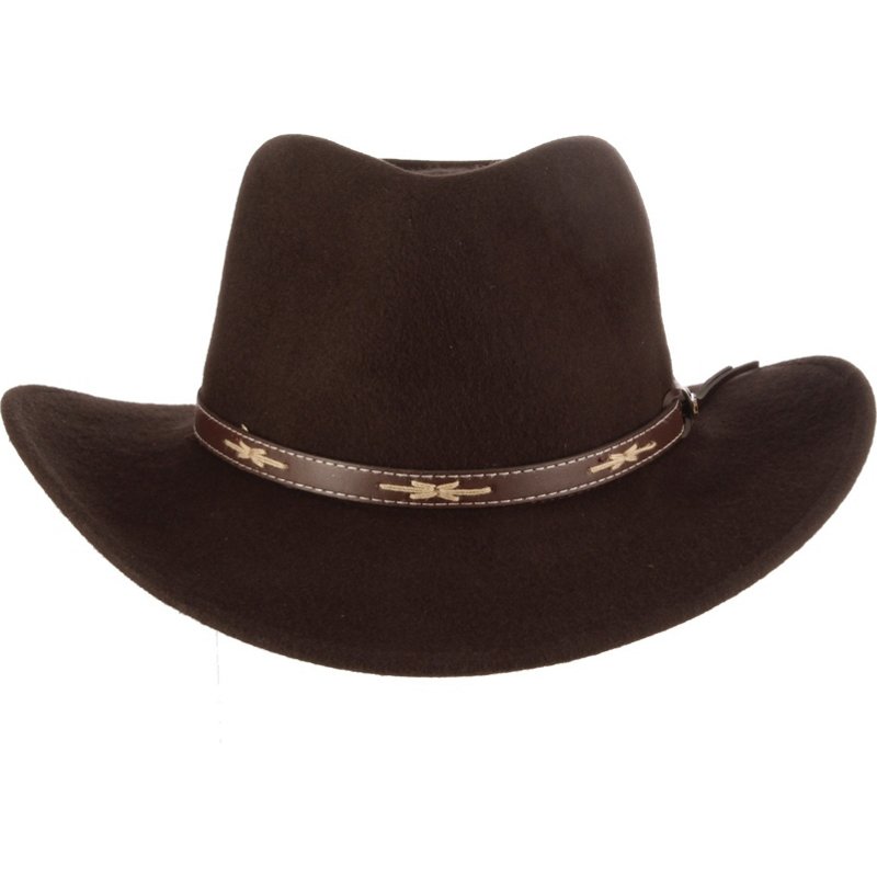 Scala Men's Wool Phoneix Hat Brown, Medium - Men's Hunting/Fishing Headwear at Academy Sports