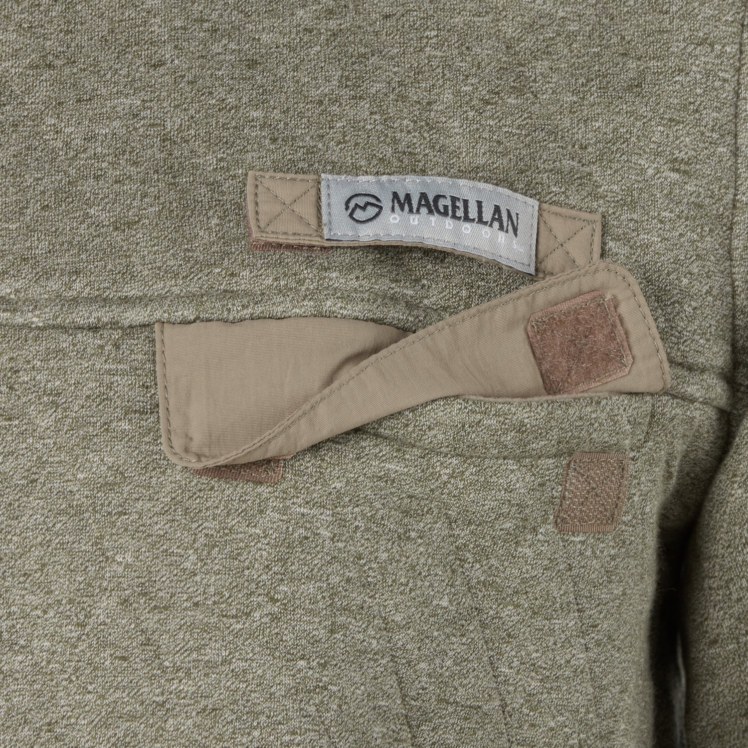 Magellan Outdoors Men's Campfire Quilted Quarter Snap Pullover - view number 4
