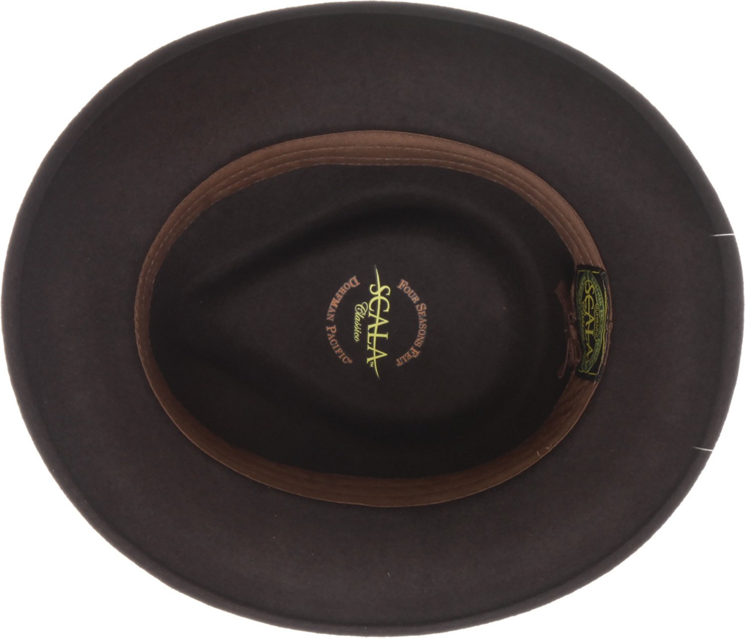 Scala Men's Wool Fedora Hat - view number 3