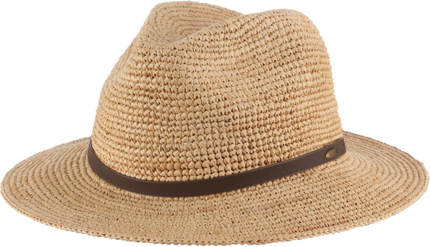 Scala Pronto Men's Crocheted Raffia Safari Hat | Academy