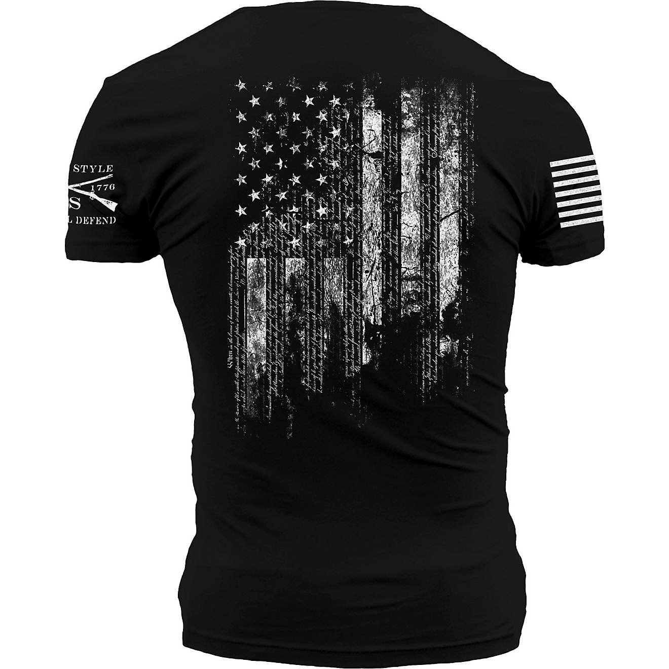 Grunt Style Men's 1776 Flag Short Sleeve T-Shirt                                                                                 - view number 1