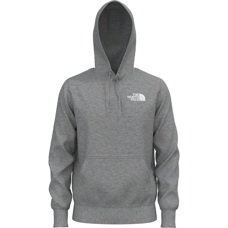 The North Face Men's Box NSE Pullover Hoodie Gray/Dark Green, Small - Men's Longsleeve Outdoor Tops at Academy Sports product image
