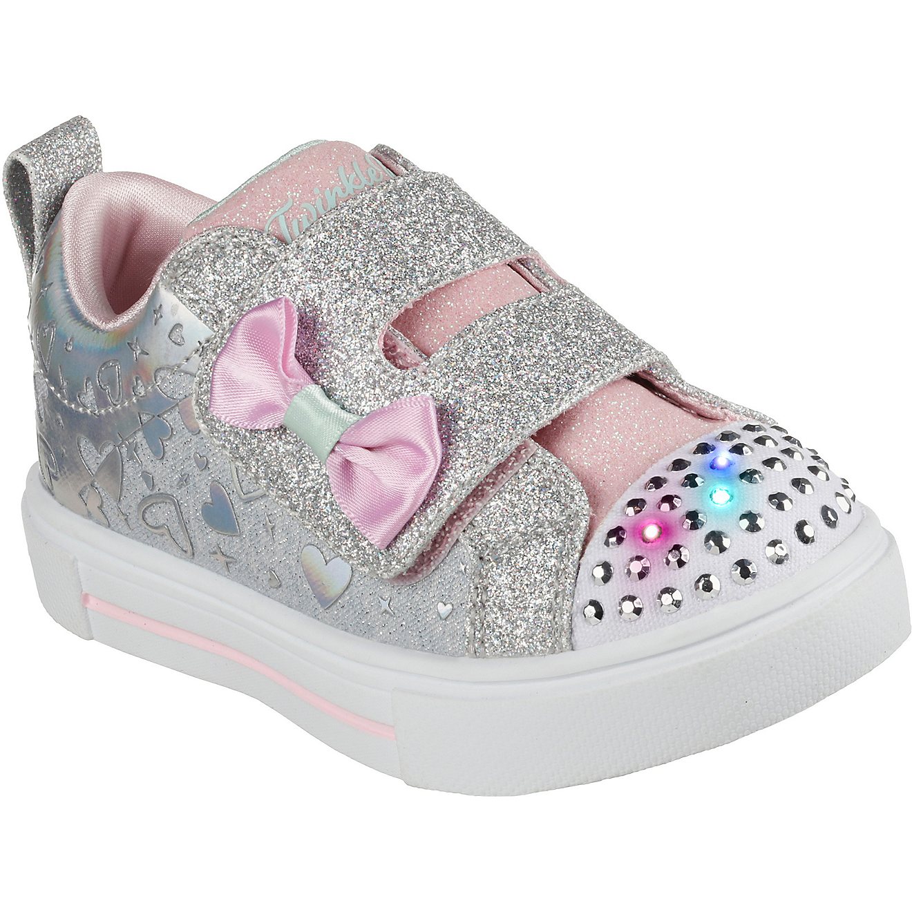 SKECHERS Toddler Girls' Twinkle Toes Twinkle Sparks Heather Charmer Shoes                                                        - view number 1