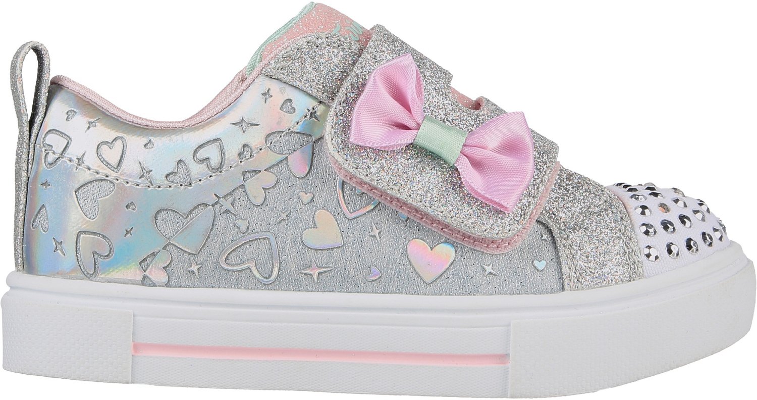 SKECHERS Toddler Girls' Twinkle Toes Twinkle Sparks Heather Charmer Shoes - view number 2