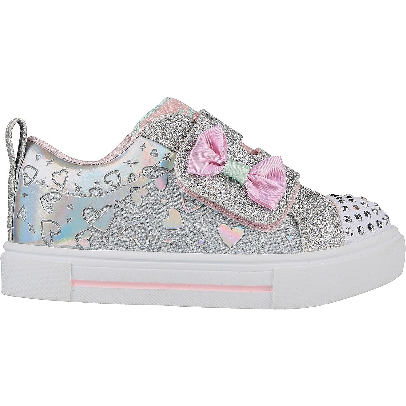 SKECHERS Toddler Girls' Twinkle Toes Twinkle Sparks Heather Charmer Shoes                                                        - view number 2