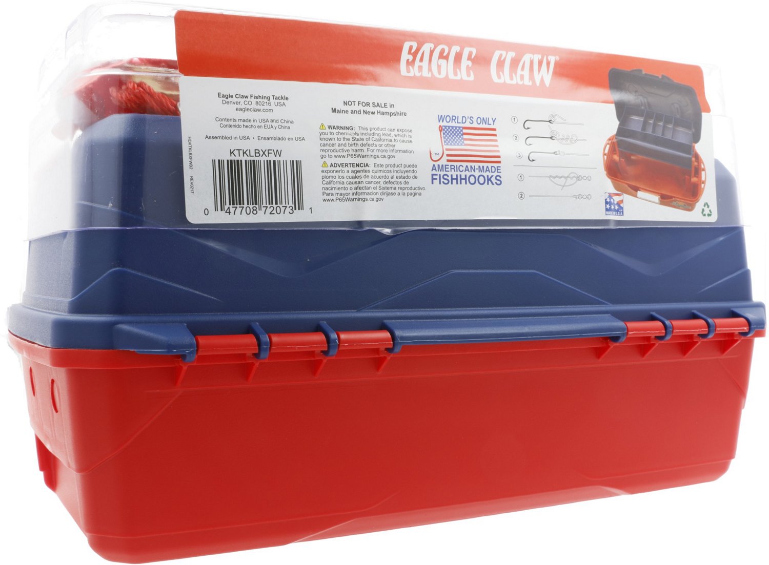 Eagle Claw Go Fish 55 Piece Tackle Box                                                                                           - view number 3