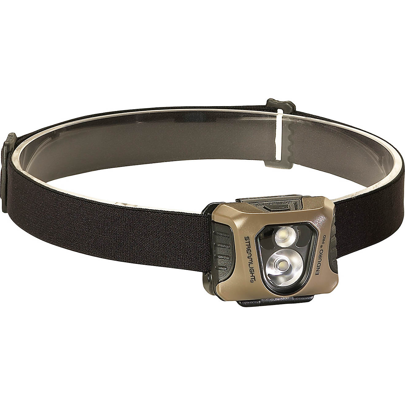 Streamlight 200/135/75/45/25/15 Lumens White C4 LED/ LED Thermoplastic Coyote AAA Enduro Pro Headlamp                            - view number 1