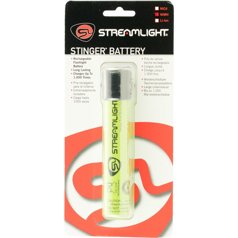 Photos - Torch Streamlight Stinger Rechargeable Battery 3.6 V NiMH Battery Stick Black  