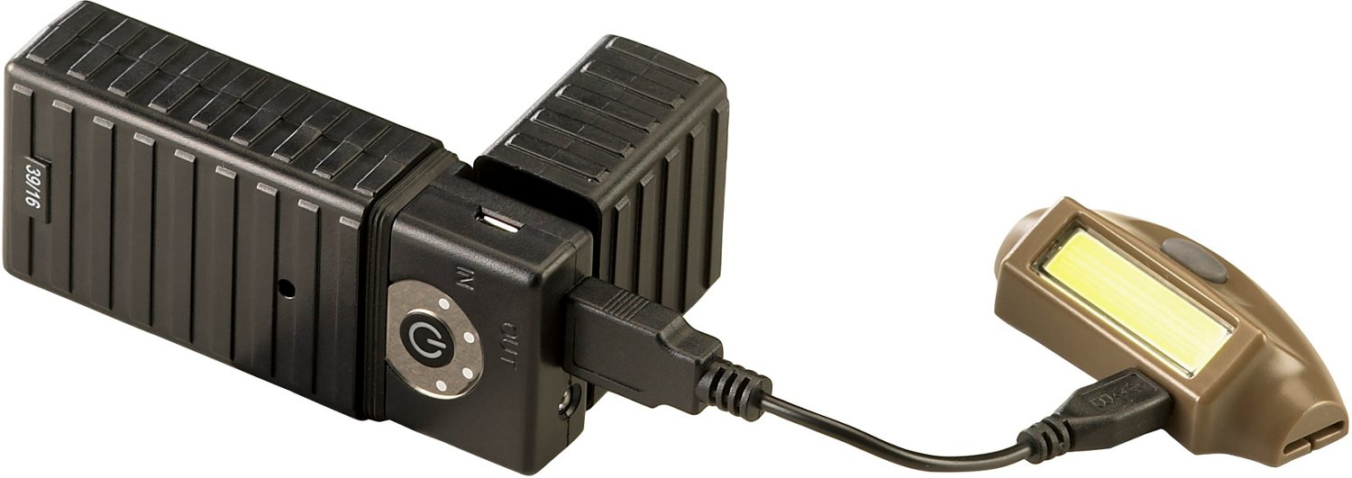 Streamlight Bandit 180/135/35/25 Lumens White/LED Polycarbonate Coyote Lithium Ion USB Headlamp                                  - view number 2