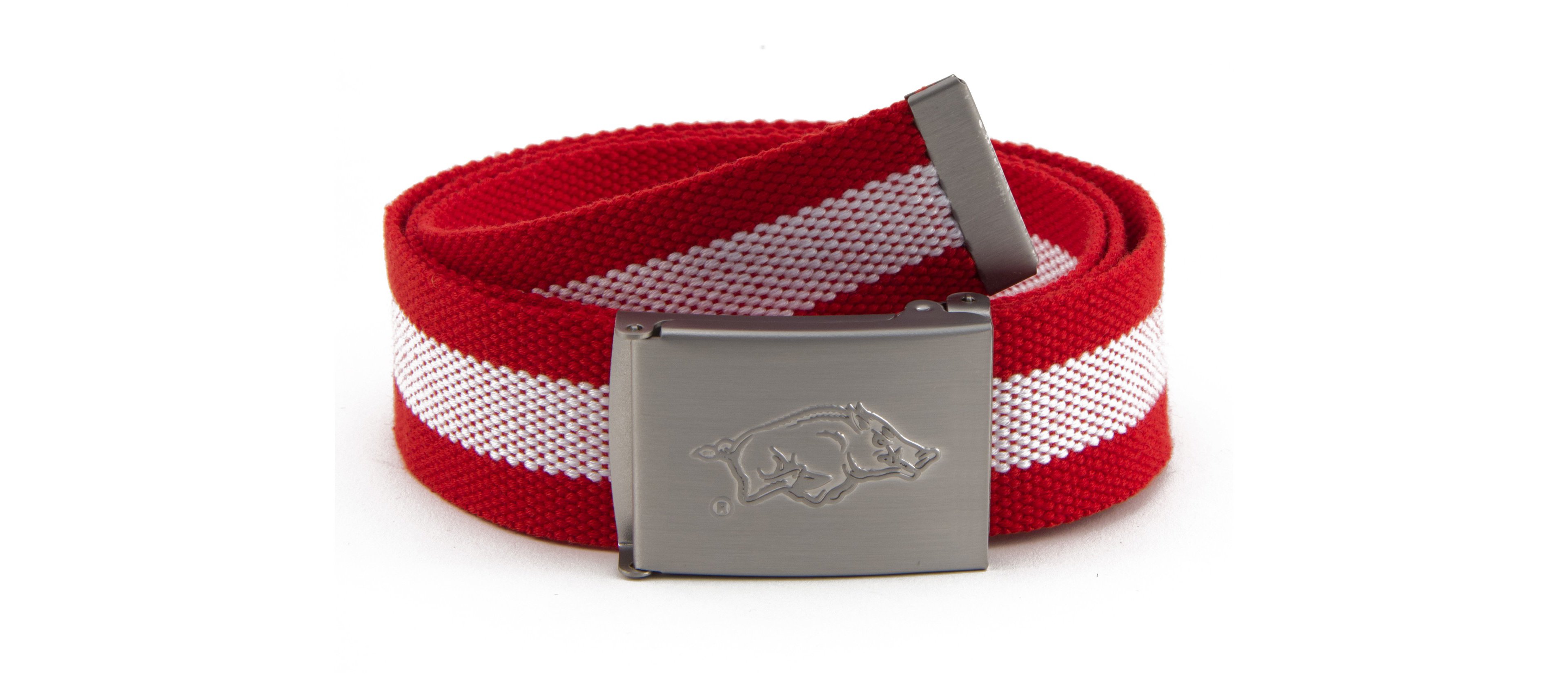 Eagles Wings University of Arkansas Fabric Belt
