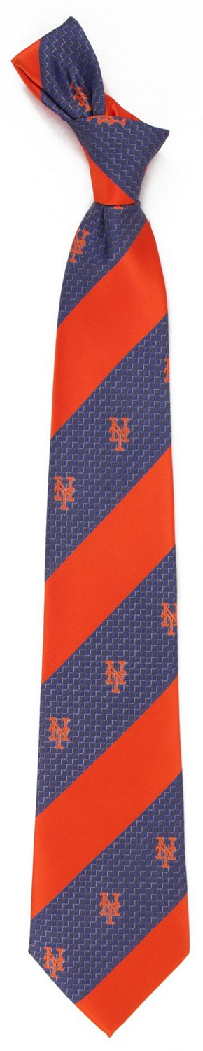 Eagles Wings Men's New York Mets Geo-Stripe Tie