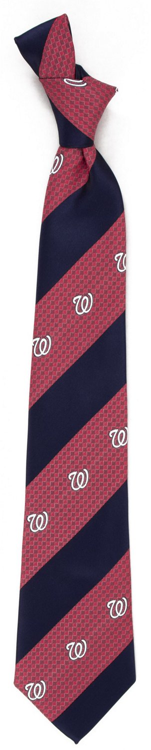 Eagles Wings Men's Washington Nationals Geo-Stripe Tie