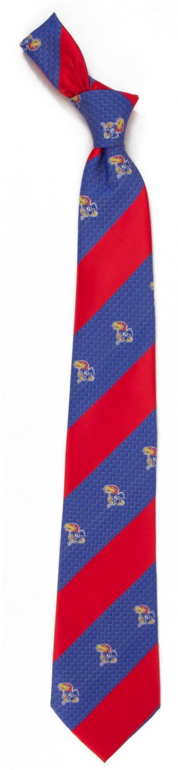 Eagle Wings Men's University of Kansas Geo-Stripe Tie | Academy