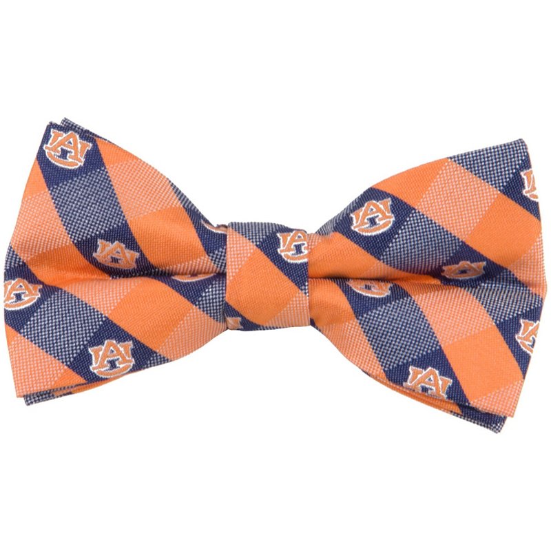 Eagle Wings Men's University of Auburn Checkered Bowtie