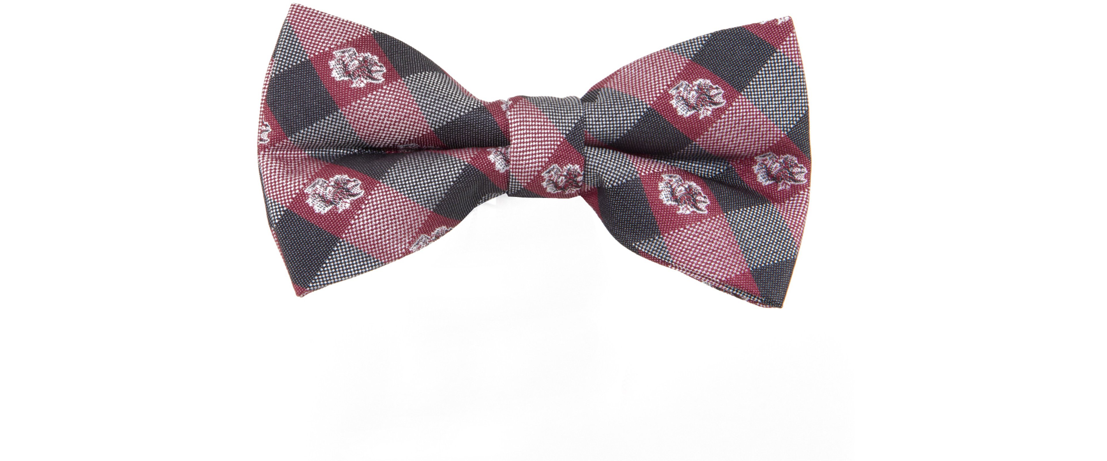 Eagles Wings University of South Carolina Woven Polyester Checkered Bow Tie