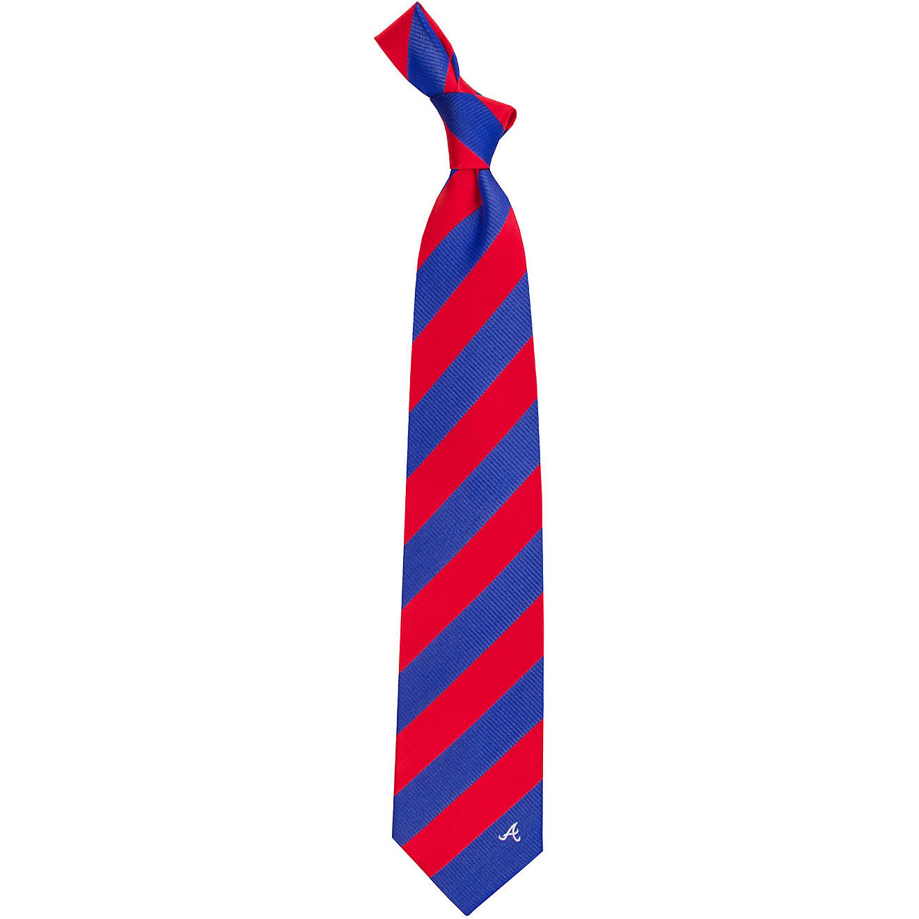 Atlanta Braves Red-Royal Blue Pattern Tie 