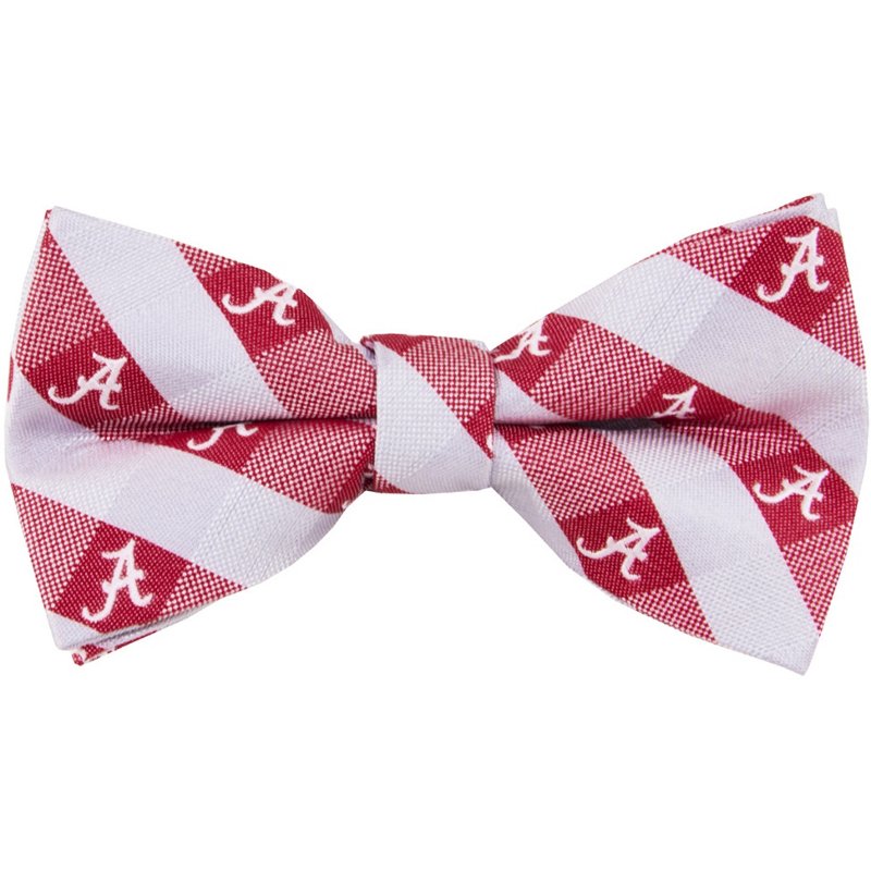 Eagles Wings Alabama Crimson Tide Checkered Bow Tie, Men's