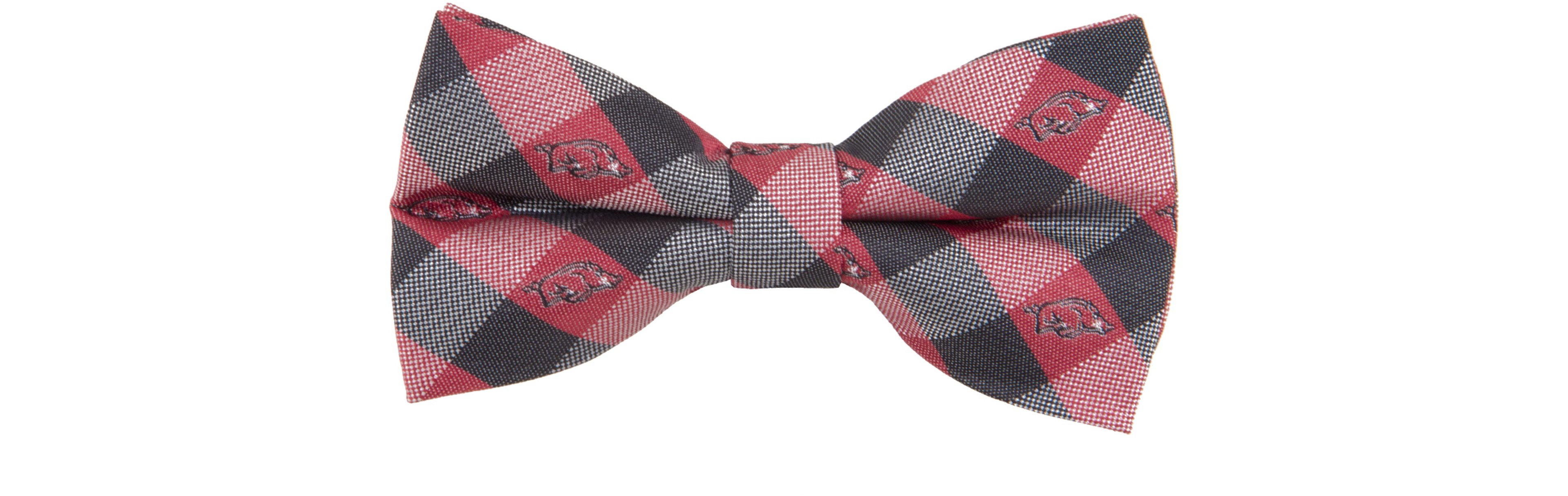 Eagle Wings Men's University of Arkansas Checkered Bowtie