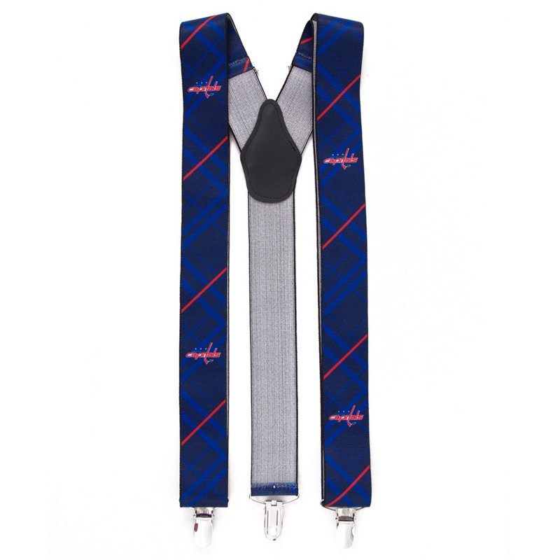 Men's Blue Washington Capitals Suspenders - Blue