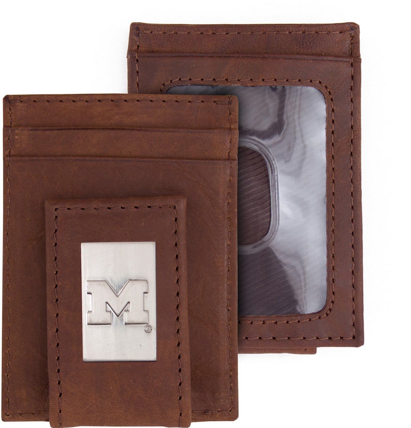 Eagles Wings University of Michigan Leather Flip Wallet                                                                          - view number 1