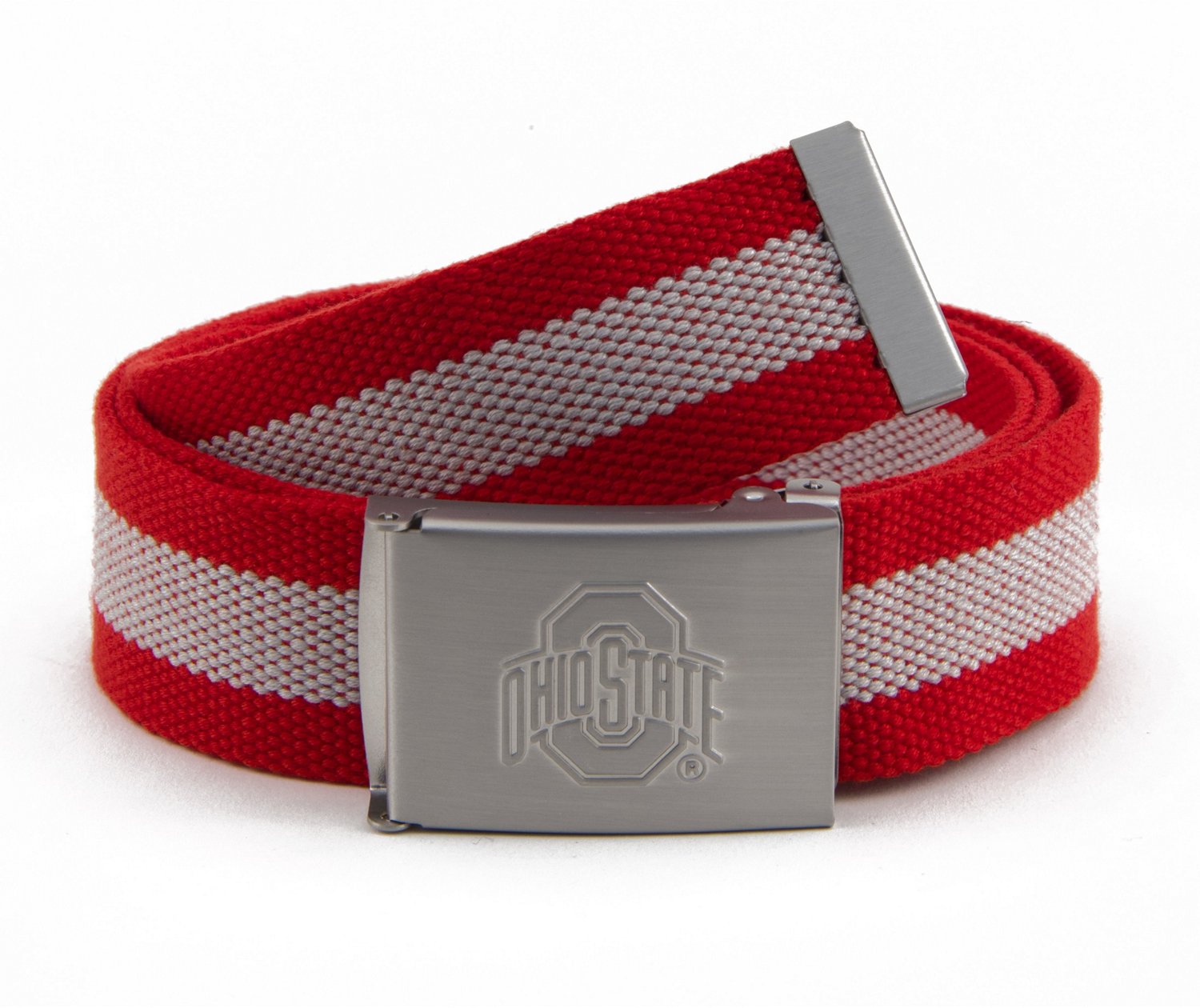 Eagles Wings Ohio State University Fabric Belt features nylon ...