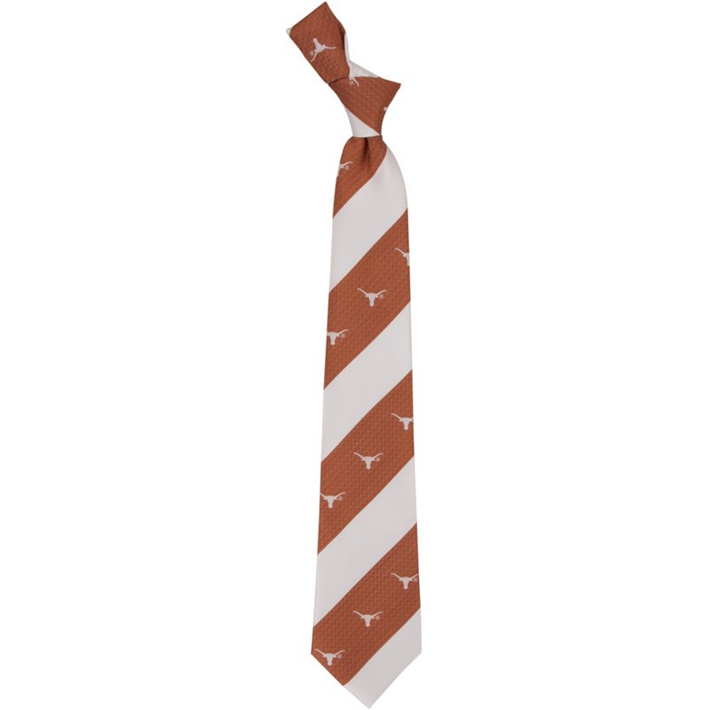 Eagles Wings Texas Longhorns Geo Stripe Necktie, Men's