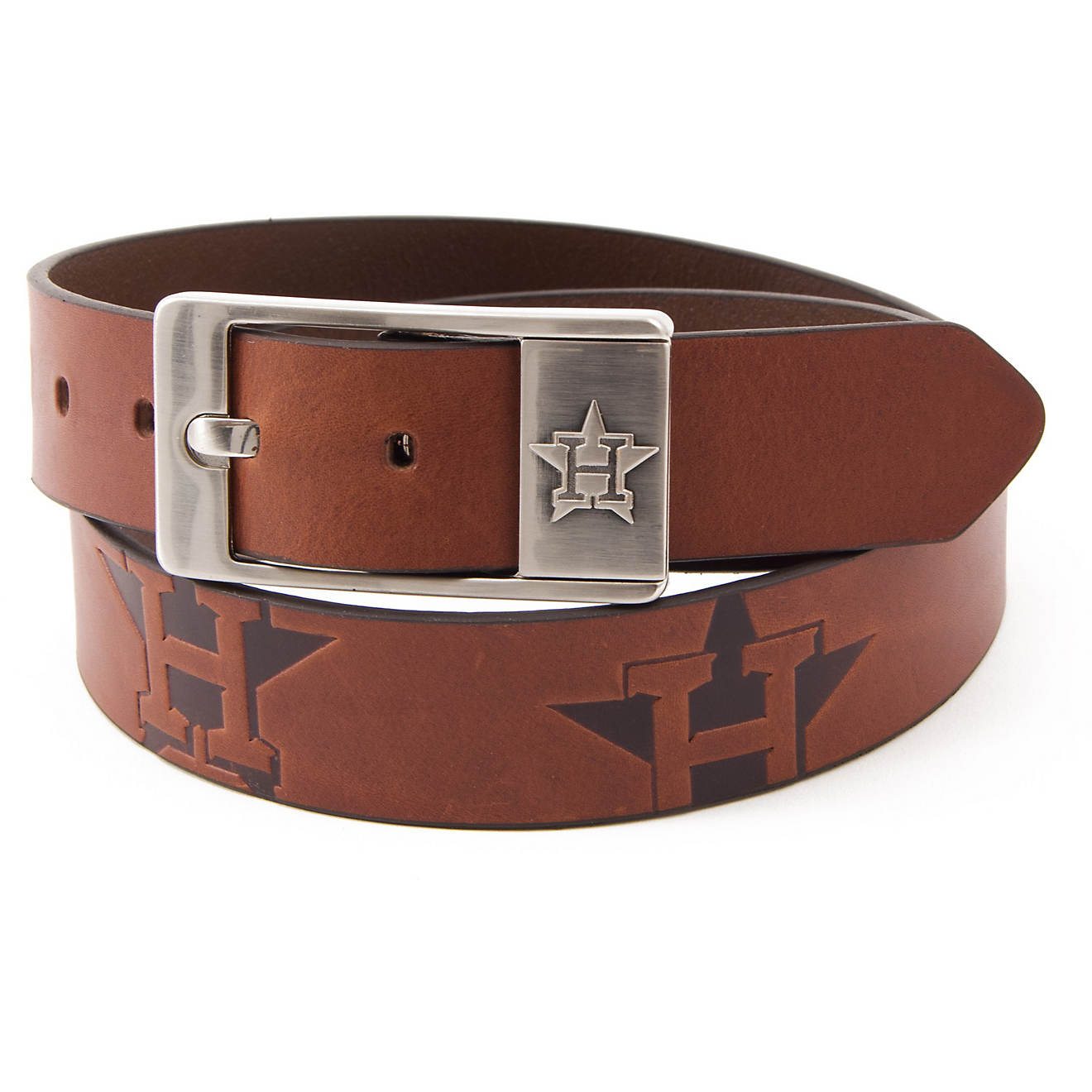 Eagles Wings Houston Astros Brandish Leather Belt                                                                                - view number 1
