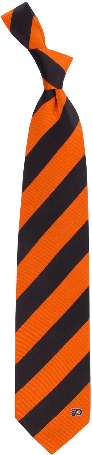 Eagles Wings Philadelphia Flyers Regiment Woven Silk Tie                                                                         - view number 1