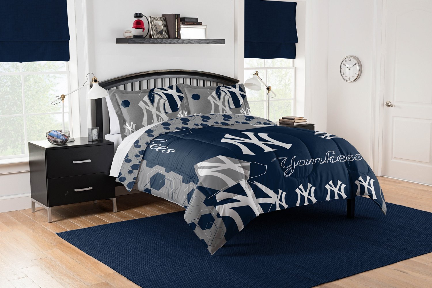 Northwest New York Yankees Hexagon King Comforter Set Academy