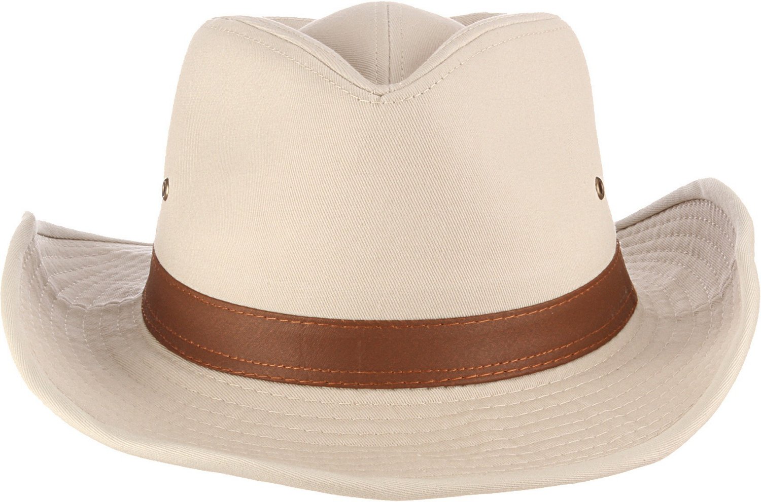 Dorfman Pacific Mens Twill Outback Hat Academy