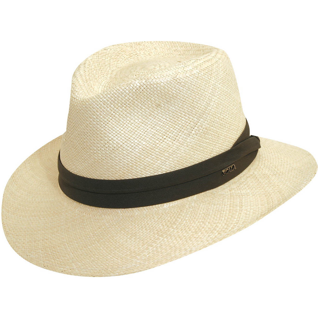 Scala Pronto Men's Hand Woven Panama Outback Hat                                                                                 - view number 1