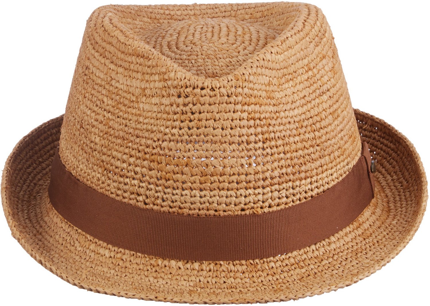 Scala Pronto Men's Crocheted Raffia Safari Hat