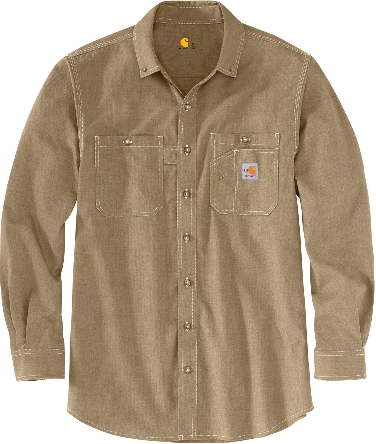 Carhartt Men's TW138 FR Force Original Fit Long Sleeve Shirt - view number 2