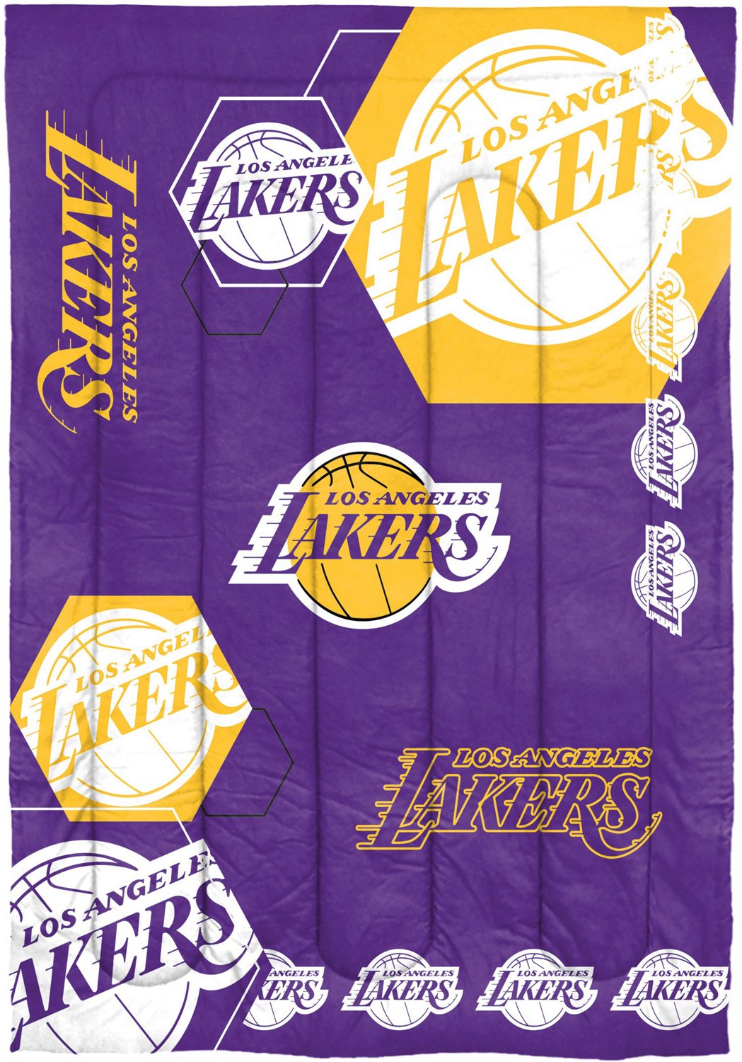 The Northwest Company Los Angeles Lakers Hexagon Twin Comforter and Sham Set - view number 2
