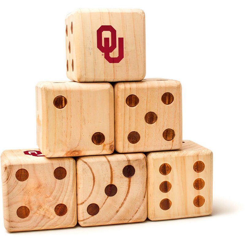 Victory Tailgate University of Oklahoma Yard Dice Red/White - NCAA Novelty at Academy Sports