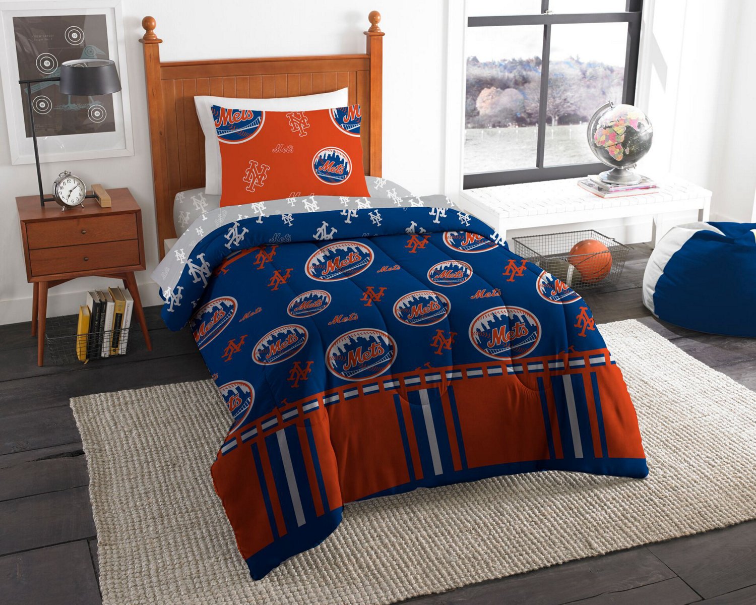 Northwest New York Mets Bed In A Bag Twin Set | Academy