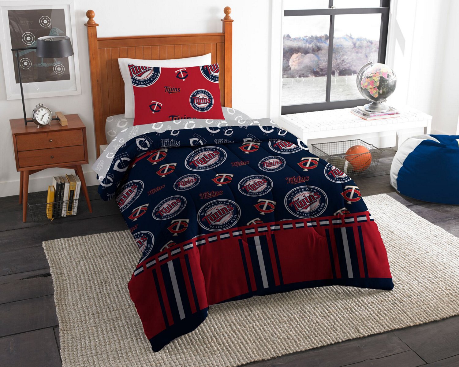 Northwest Minnesota Twins Bed In A Bag Twin Set | Academy