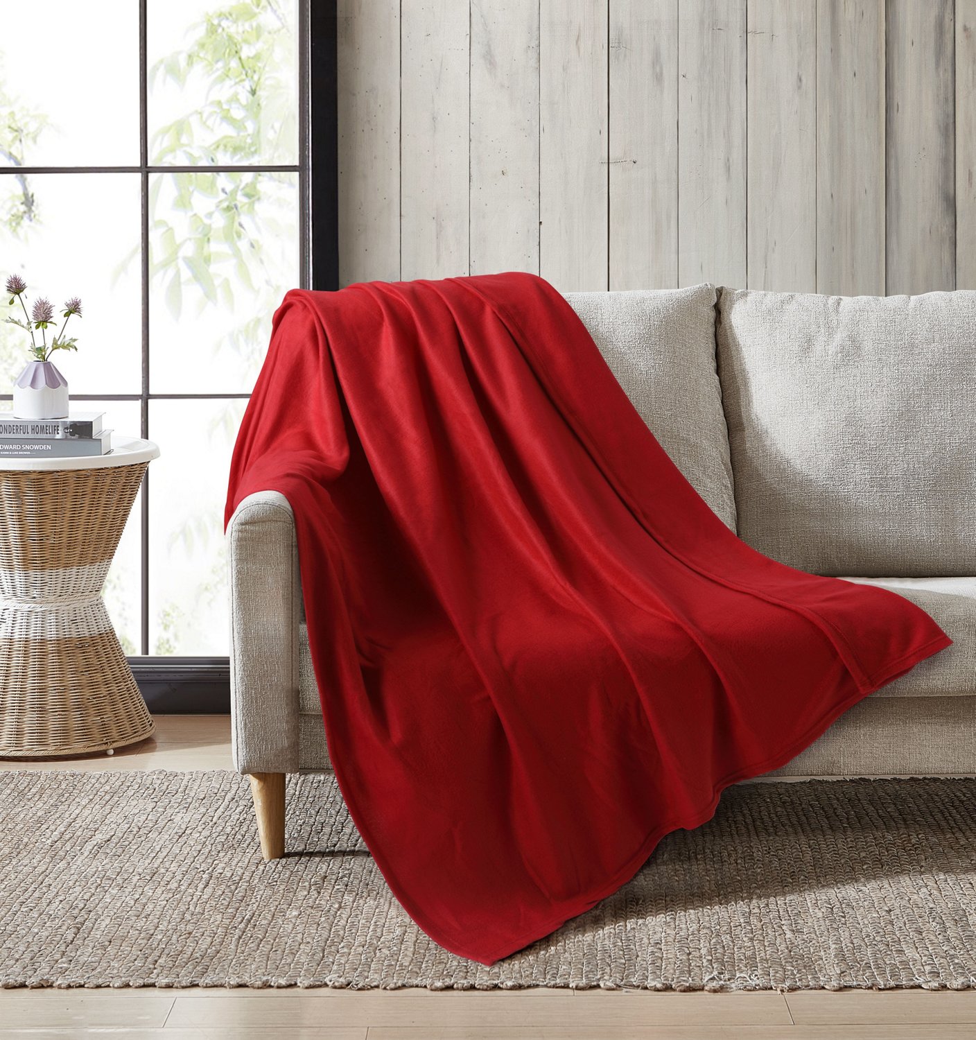 Snowcap Fleece Throw Blanket