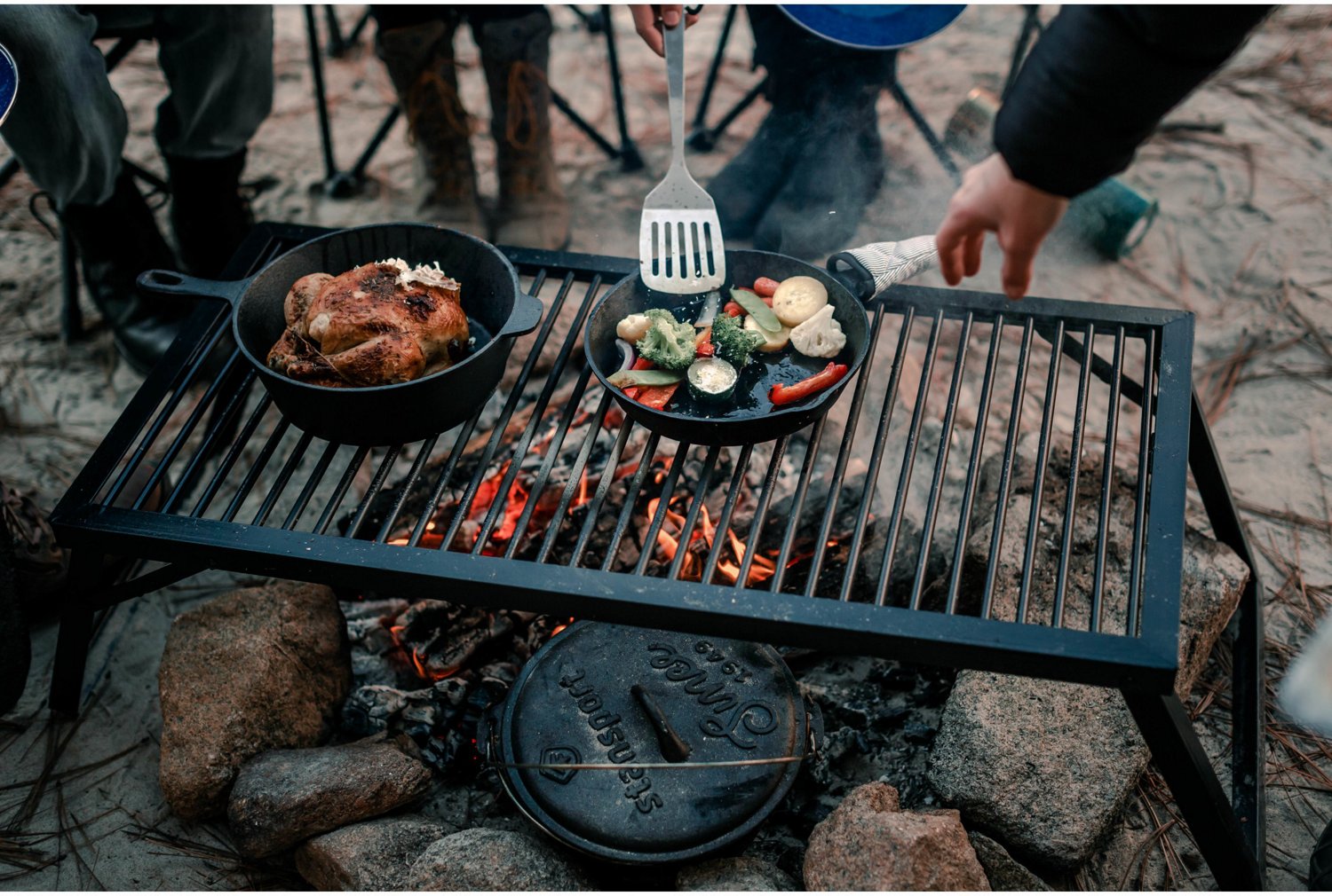 Stansport Pre-Seasoned Cast Iron Cook Set