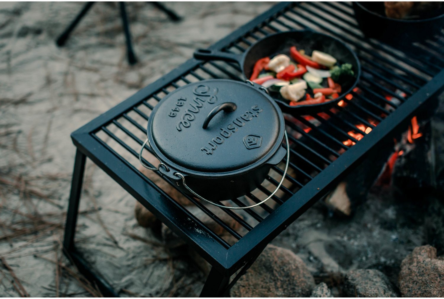 Stansport Pre-Seasoned Cast Iron Cook Set                                                                                        - view number 8