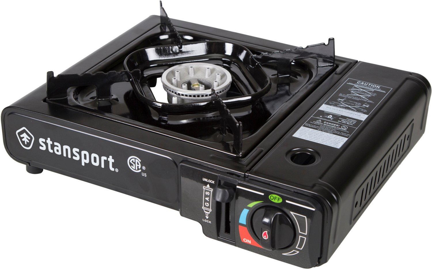 Camp Stove with Carbon Steel Wok - Stansport